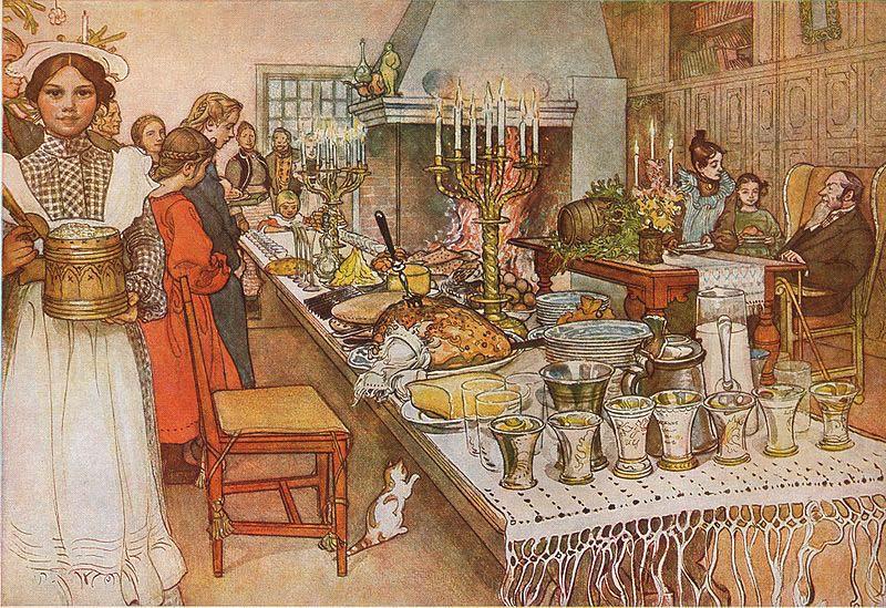 Carl Larsson Christmas Eve china oil painting image